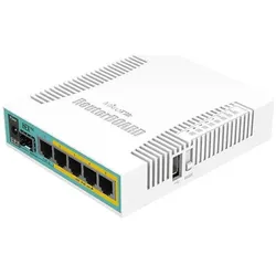 MikroTik hEX PoE Kabelrouter, Router, Weiss