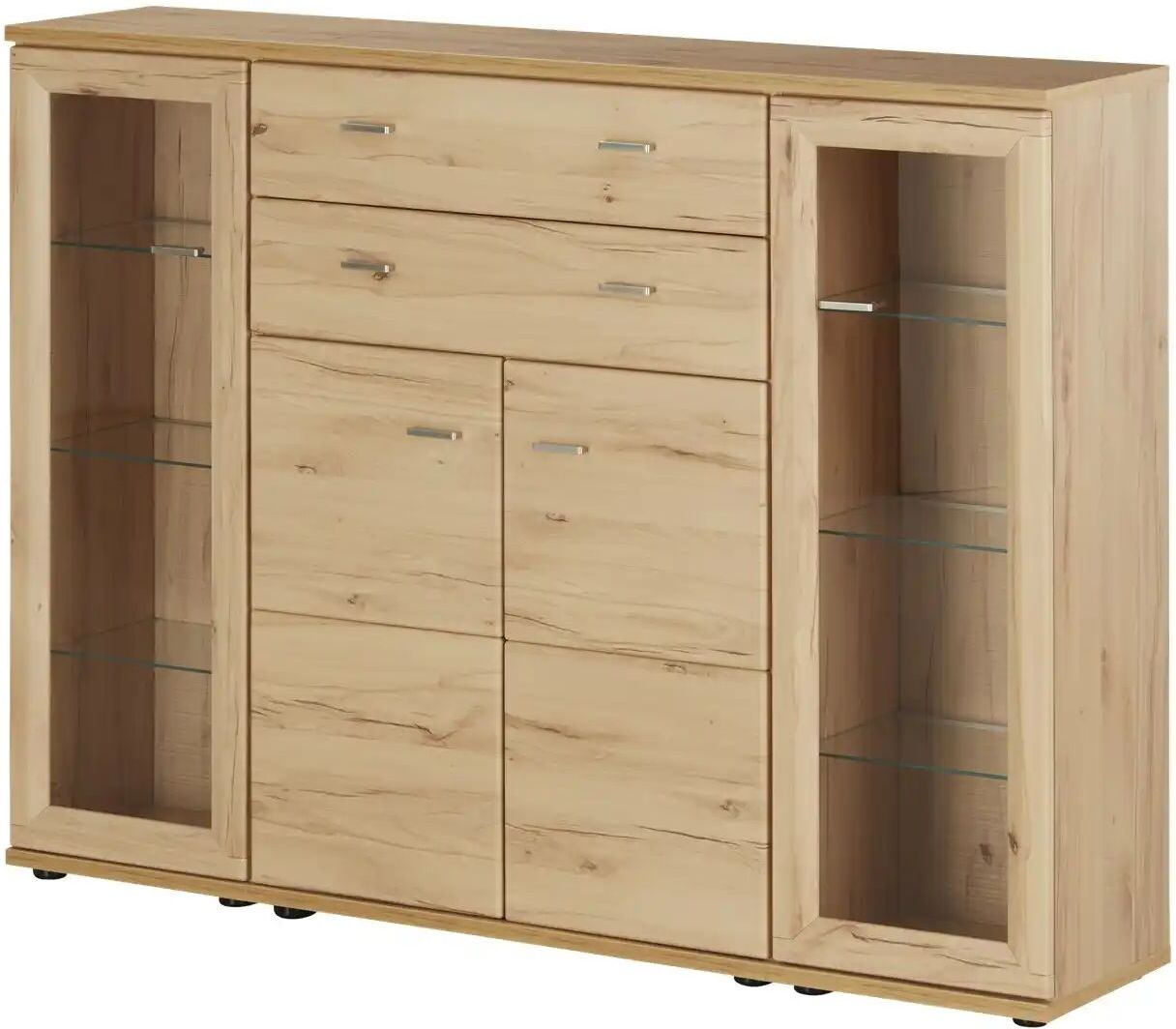 Höffner Highboard  Vineta ¦ holzfarben ¦ Maße (cm): B: 180 H: 132 T: 40.0
