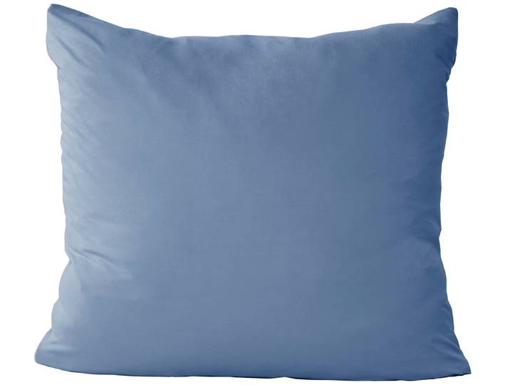 Kissenbezug PRIMERA Primera Mako-Feinjersey Kissenbezug im Doppelpack , blau, B:80cm L:80cm, Feinjersey, Obermaterial: 100% Baumwolle, Kissenbezüge, Kissenbezug, In vielen Uni-Tönen