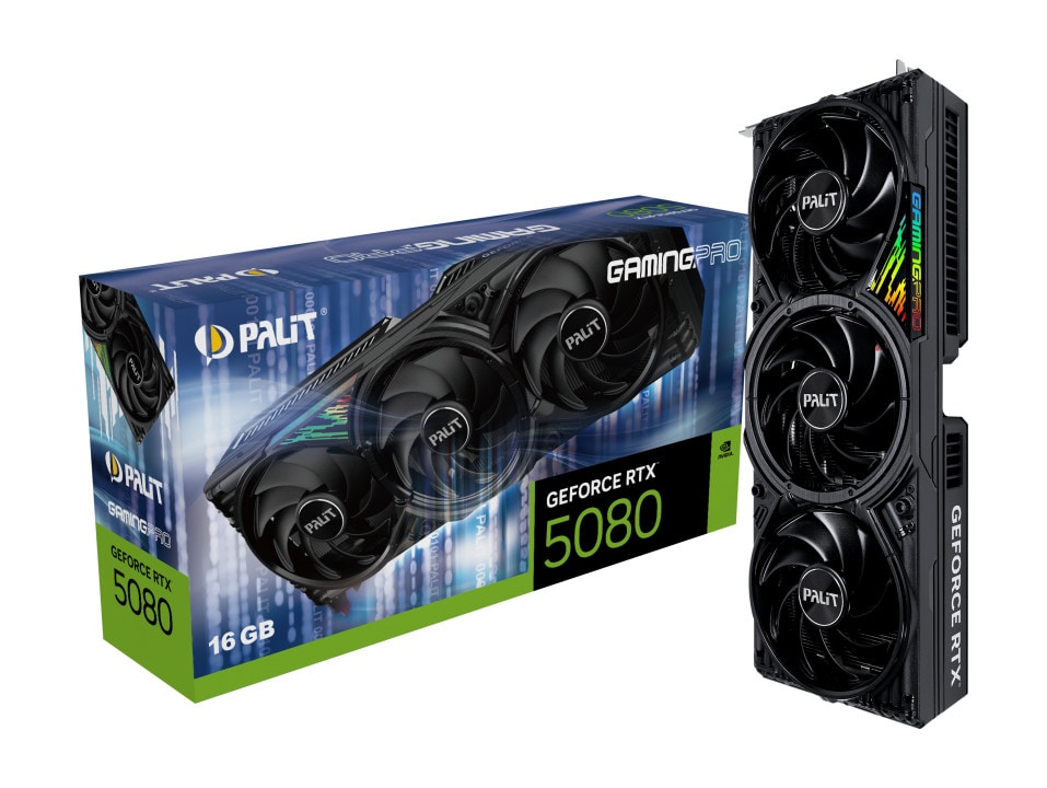 PALIT GeForce RTX 5080 Gaming Pro Grafikkarte 16 GB