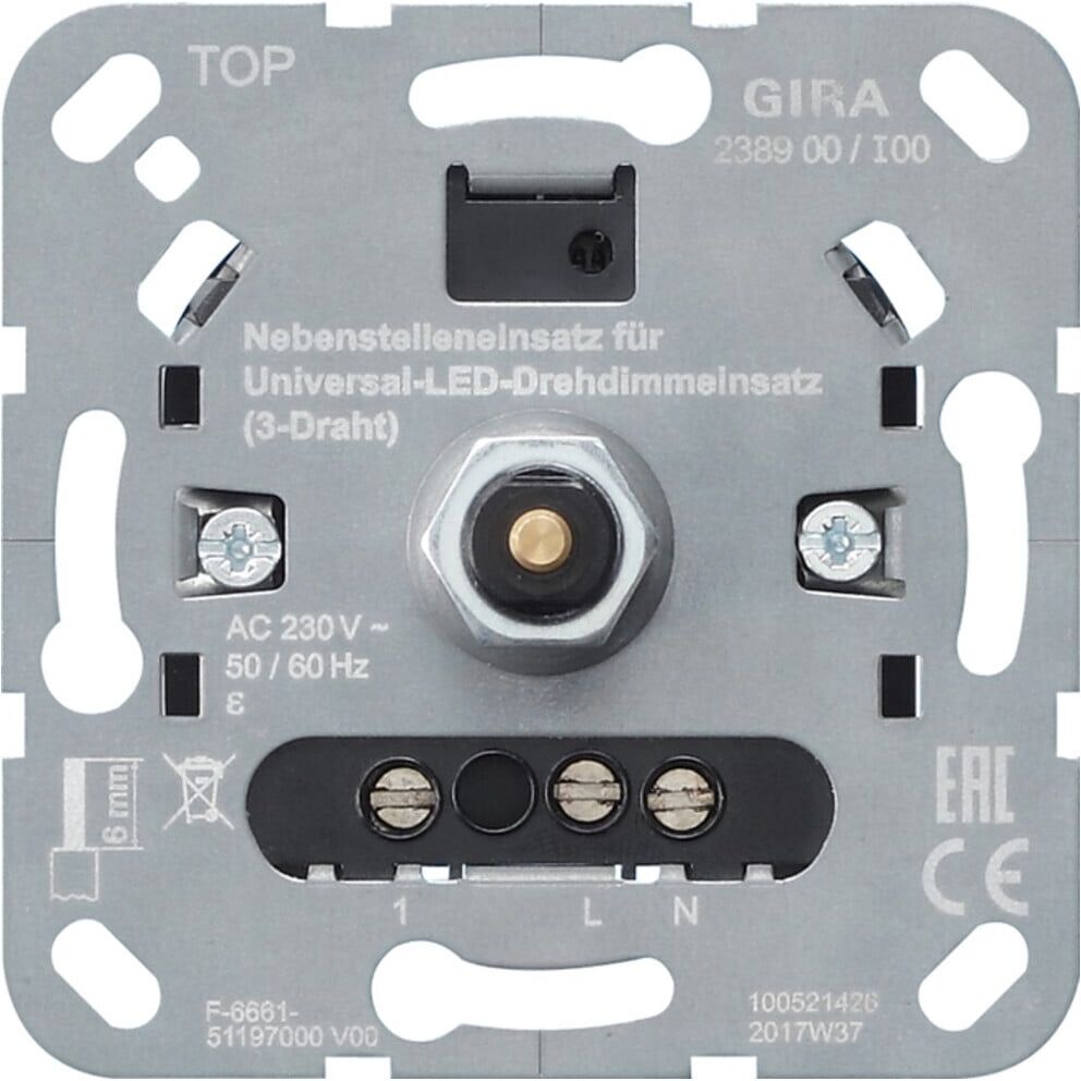 Gira LED-Dimmereinsatz 3-Draht 238900)