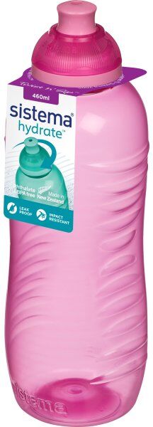Sistema Twist 'N' Sip Drikkeflaske, 460ml, Pink