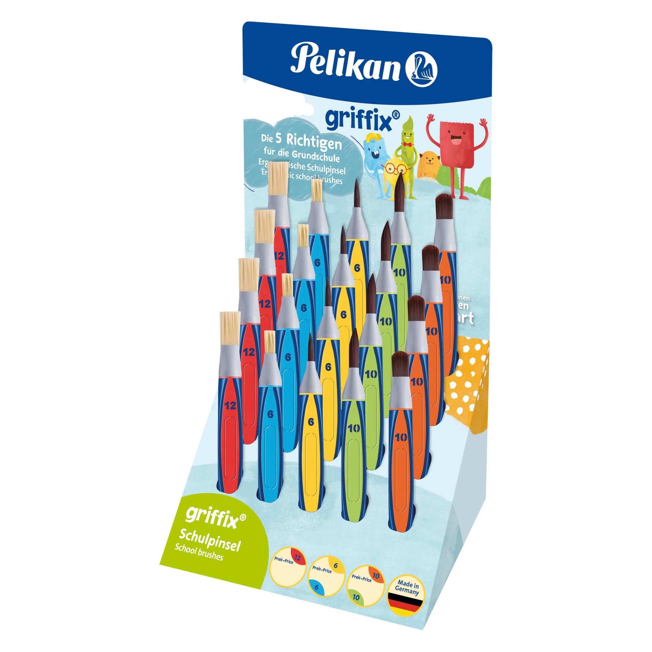 Pelikan Display Pinsel Griffix 603232 5 Farben (603232)