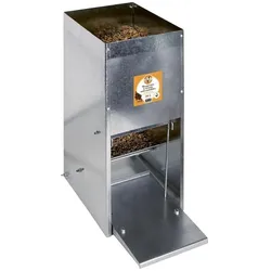 Chick'A Geflügelfütterung mit schädlingssicherem Trichter aus verzinktem Stahl (3000 cl), Futternapf