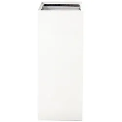 PROREGAL Robuste & modulare Abfalltrennanlage | 60 Liter, HxBxT 70x26x3x33,5cm | Inkl. Verbindungsstücke | Weiß