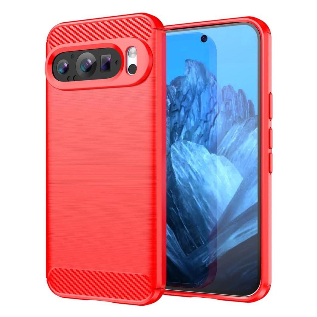 Cover-Discount Google Pixel 9 / 9 Pro - Metall Carbon Look Hülle (Google Pixel 9, Google Pixel 9 Pro) (47861221)