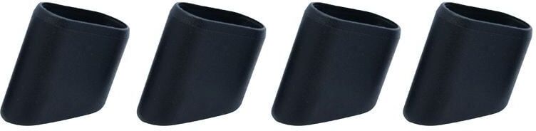 Siena Garden universal Fußkappen 4er-Set, schwarz, oval, 30 x 15 mm