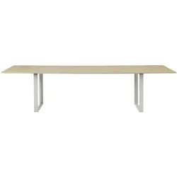 Muuto 70/70 Tisch, 295 x 108 cm, eichenfurnier / grau