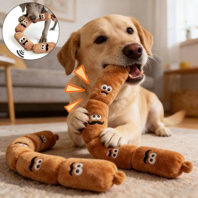 The Handy Homestead Durable Squeaky Dog Chew Toy Teeth Cleaning Puppy Molar Toy Durable Squeaky Dog Chew Toy Teeth Cleaning Puppy Molar Toy