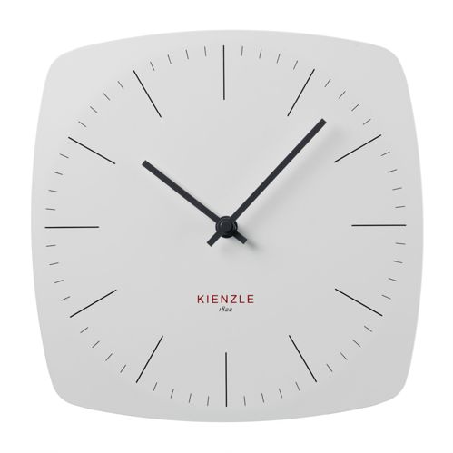 KIENZLE DCF Funk-Wanduhr Modern 24.8 cm weiß