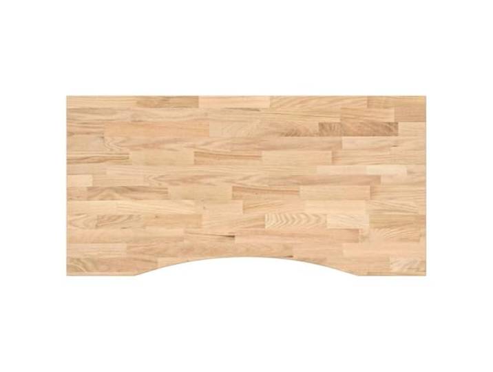Kaorsrow Schreibtischplatte Massivholz Eiche Unbehandelt 100x60x2,5 cm Rechteckige Tischplatte aus unbehandelter Eiche für Homeoffice, Arbeitszimmer oder Wohnzimmer. Beliebig gestaltbar.