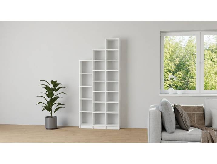 Le meuble qui peut être installé sous vos escaliers MDF mélaminé MDF Blanc mat