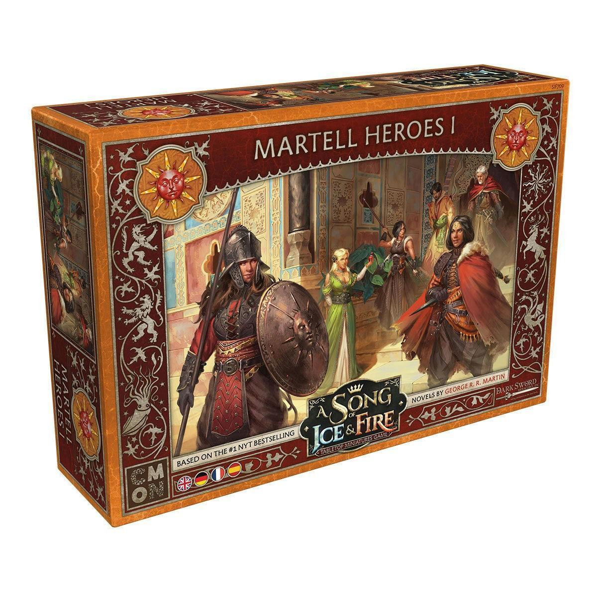 CMON A Song of Ice and Fire Martell Heroes I Boxset Miniatures Spel