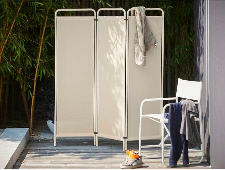 Raumteiler Fiam Fiam braun, Designer Francesco Favagrossa, 154x163 cm