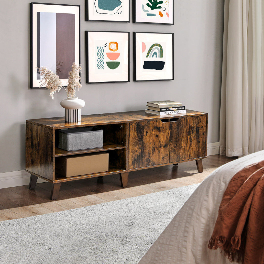 Alpen Home Ulla TV Stand for TVs up to 55" Rustic Brown 55"