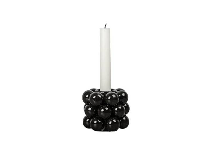 ByOn Ljusstake 5295303101 Bougeoir en faïence Noir Ø 9\,5 x 8\,5 cm