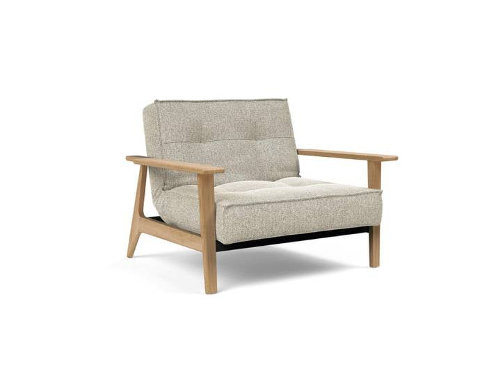 Klappsessel Splitback Frej Innovation Living weiß, Designer Per Weiss, Oliver & Lukas WeissKrogh, 112x80x99 cm