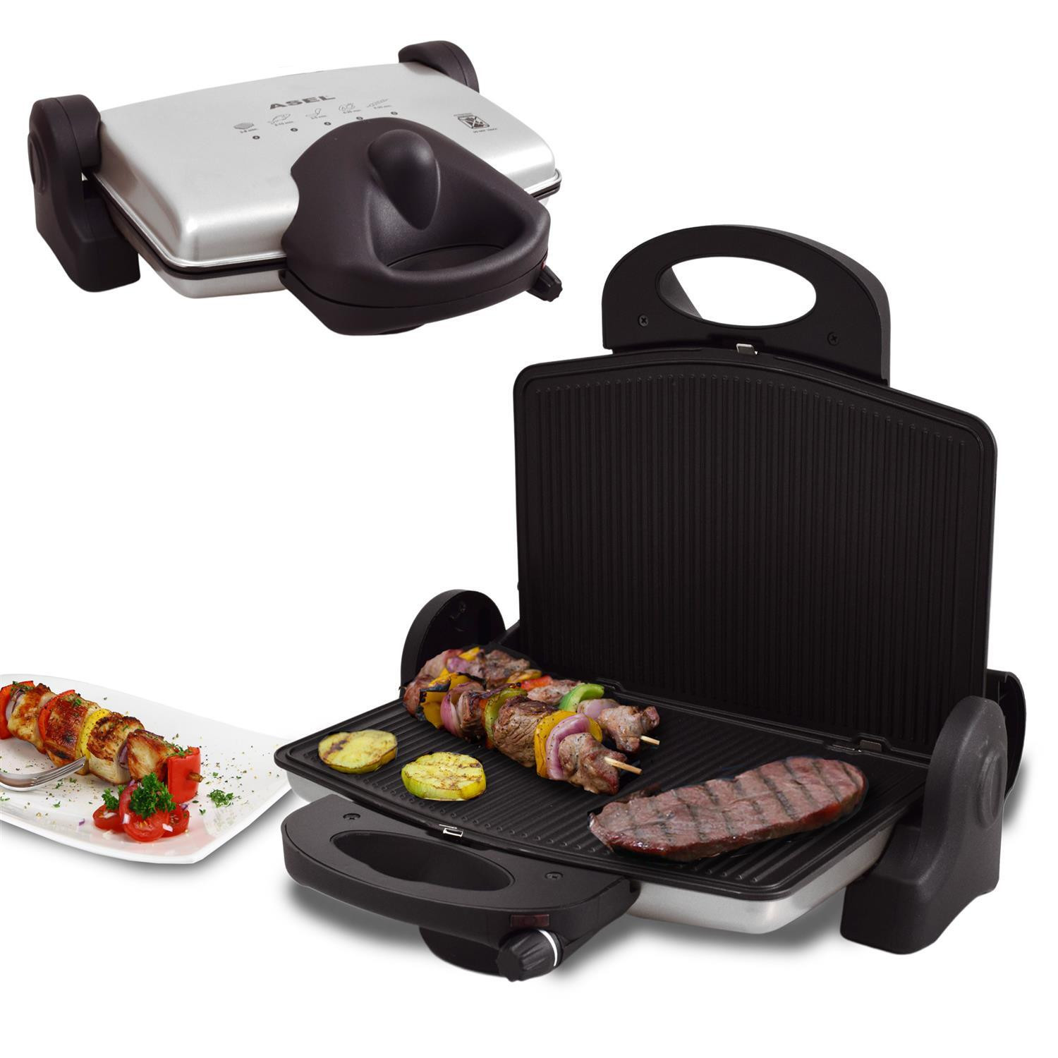 Lestix International Elektrische Contactgrill Tafelgrill Barbecue