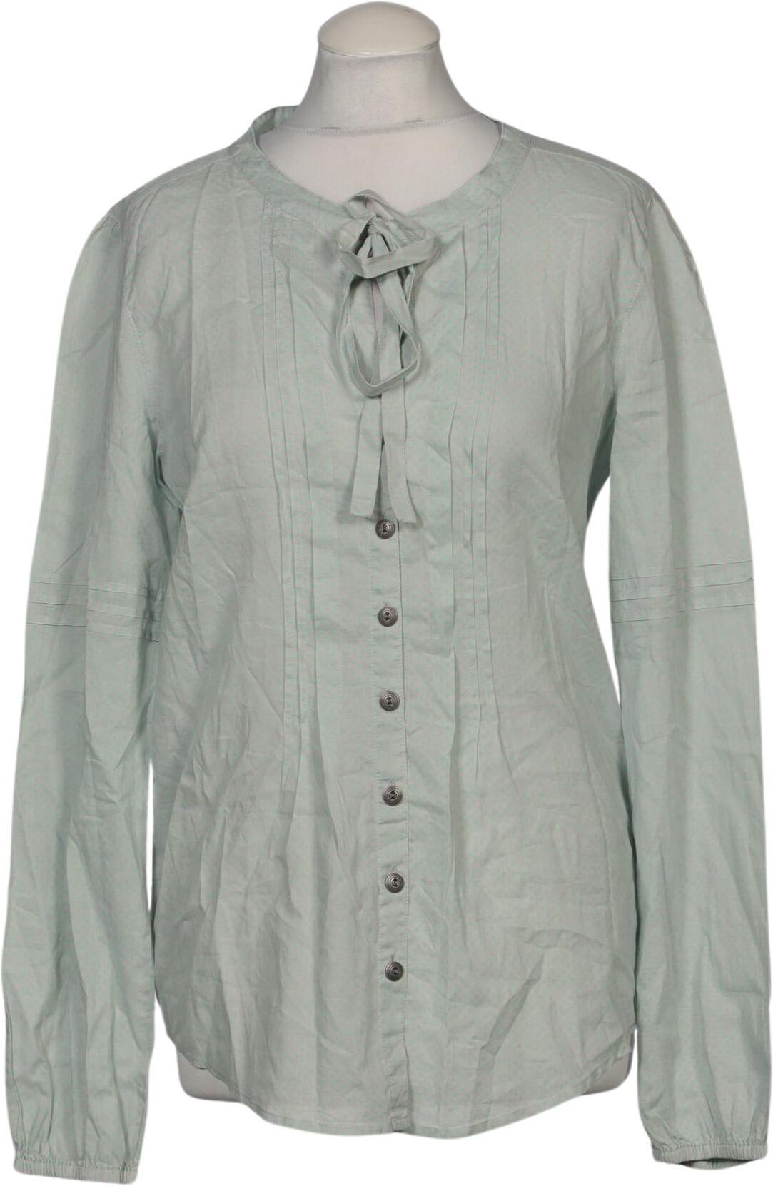 Jackpot Damen Bluse, Hellgrün, Gr. EU 38, Baumwolle - Second Hand
