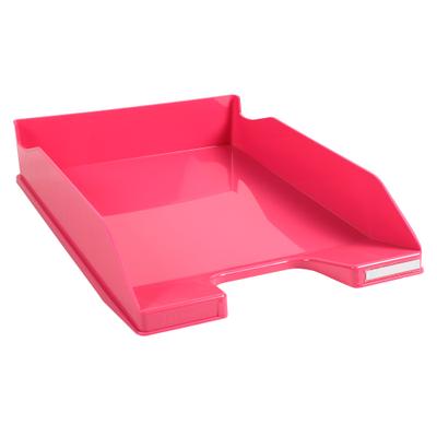 Exacompta 113284D 6x Briefablage COMBO MIDI, Kollektion Iderama - Himbeerfarben glossy
