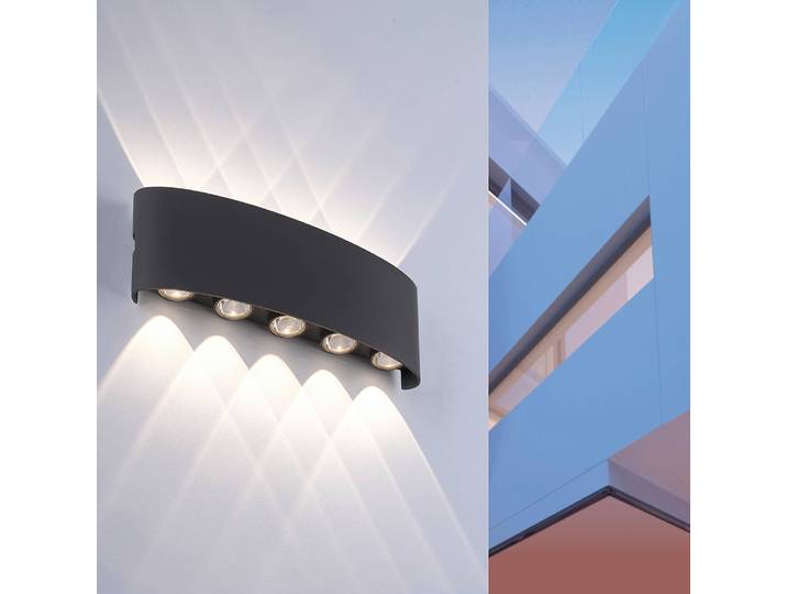 Applique murale Calle 27 x 8 x 4cm Noir