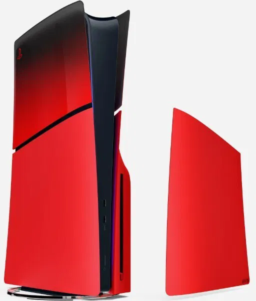 PlayStation 5 Slim-Mallin Vaihtokuoret Techno Red