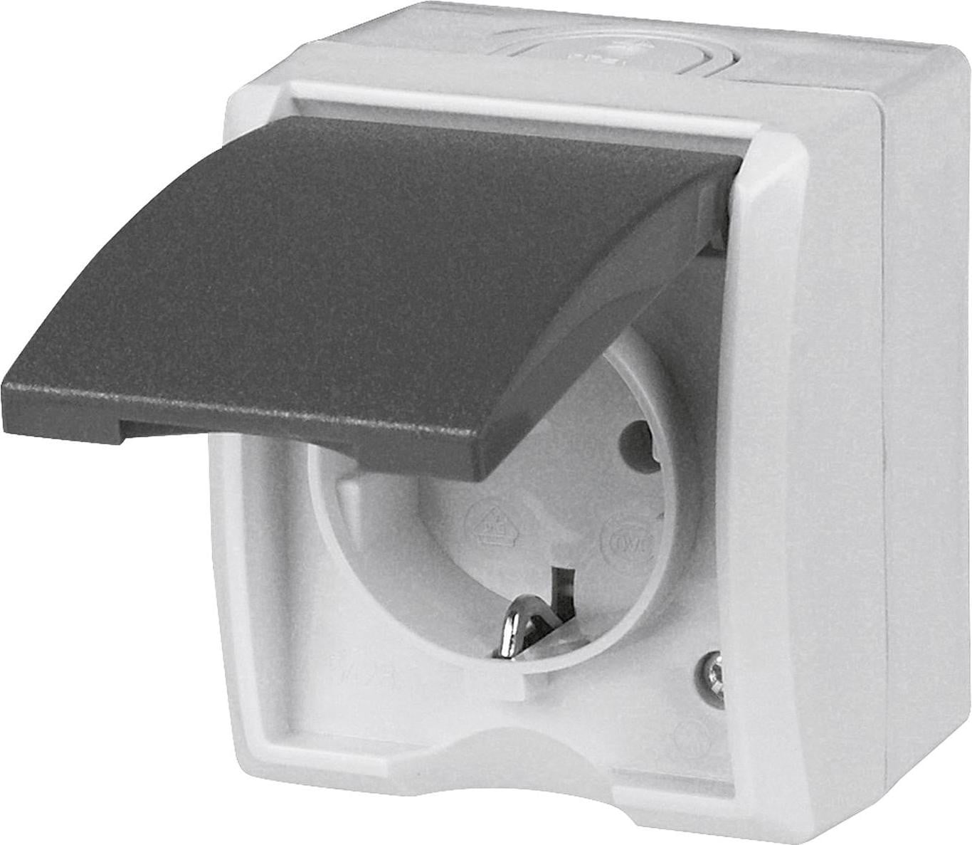 REV RITTER AquaForm stopcontact type AP grijs