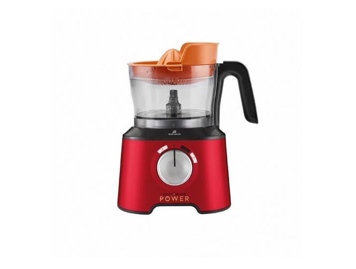 Karaca Küchenmaschine, Mastermaid Power Max 11 in 1 Multifunktionsküchenmaschine, Rot