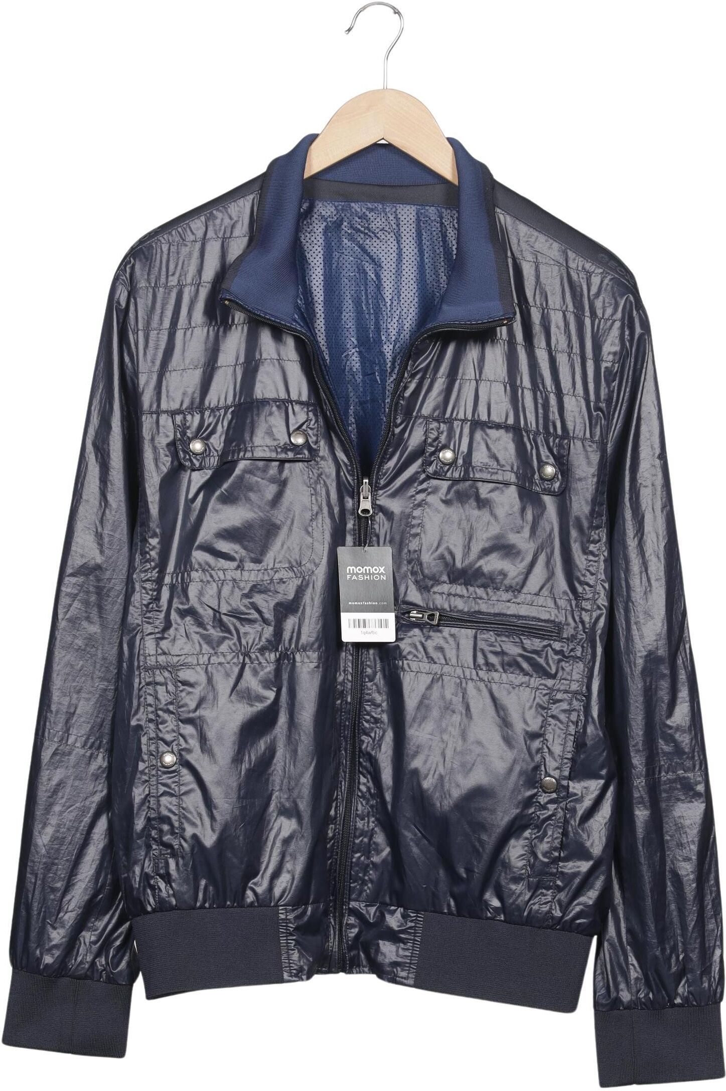Geox Herren Jacke, Marineblau, Gr. L, Synthetik - Second Hand