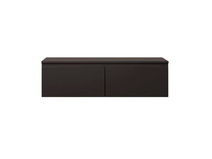 Selsey Tv-Lowboard Bemmi Schwarz 100/28/32 cm, Holzwerkstoff, Rechteckig, 100x28.4x31.8 cm, Wohnzimmer, TV Möbel, Lowboards, Lowboards stehend
