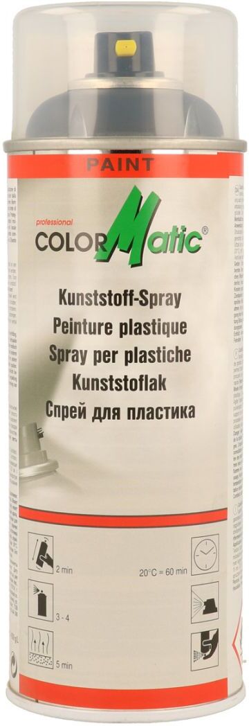 european aerosols ColorMatic Kunststoffspray, dunkelanthrazit, 400 ml