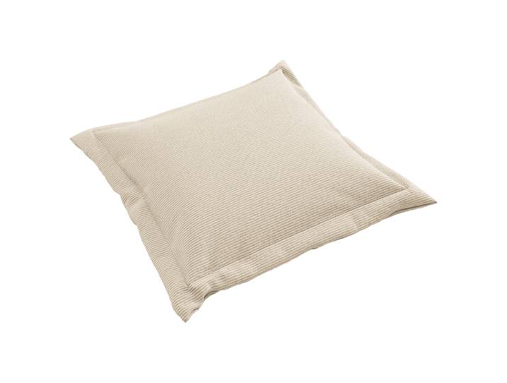 Coussin flottant Beige 75 x 75 x 10cm Velours côtelé fin Feena