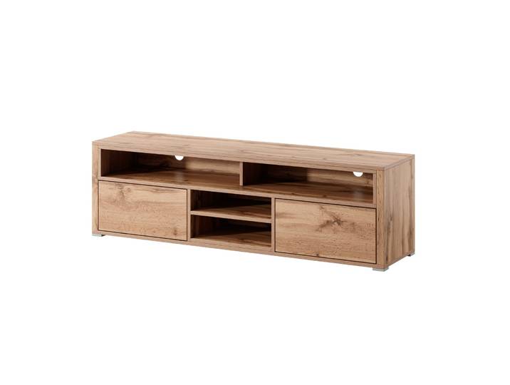 TV-Schrank Laksa Wotan-Eiche mit Beleuchtung