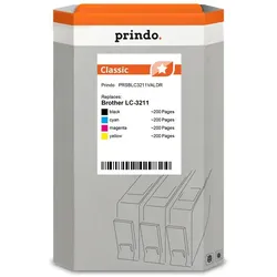 Prindo, Druckerpatrone, kompatibel mit Brother LC-3211  ///