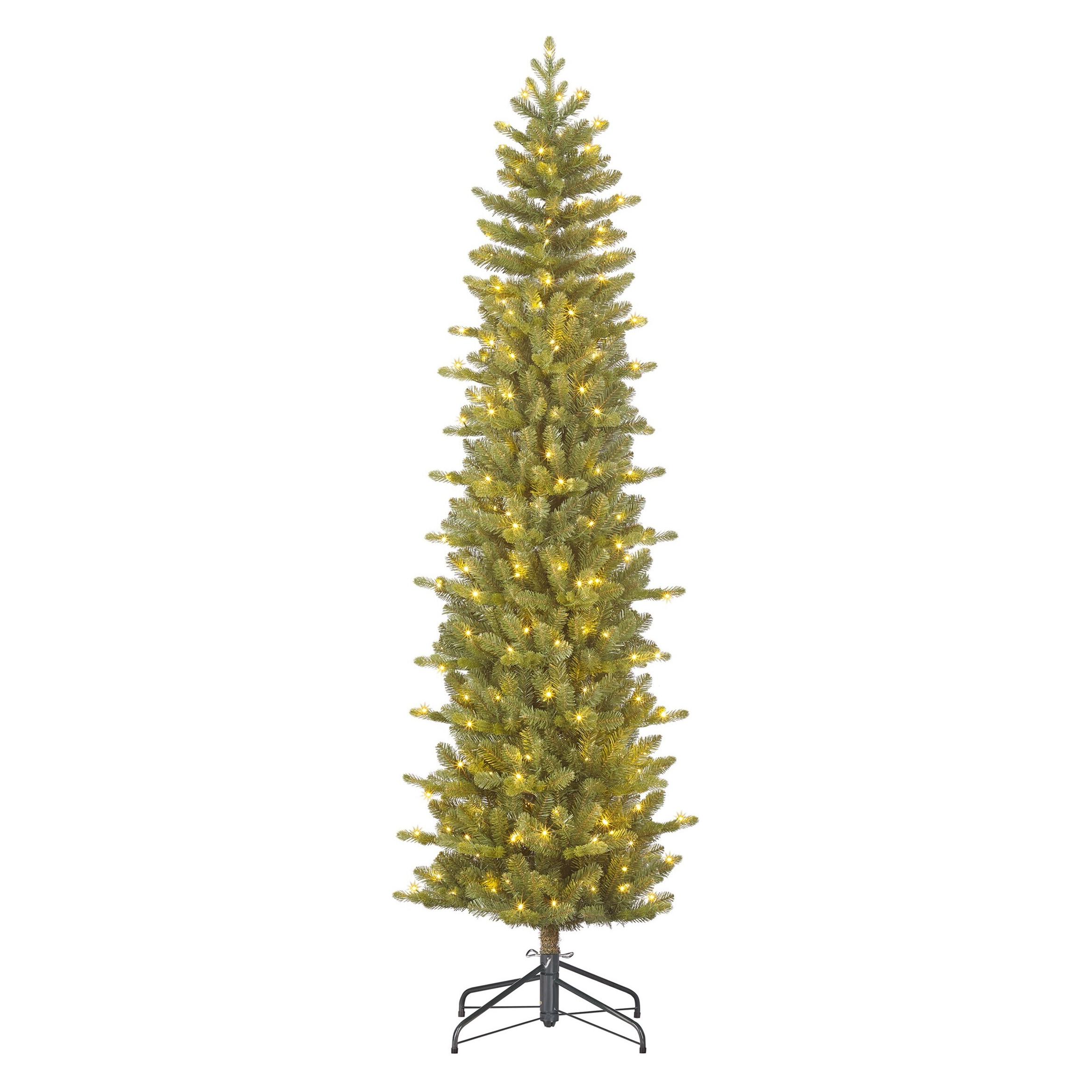 Black Box Trees Compact artificial Christmas tree with lights, 185 cm (185 cm) (61920871)