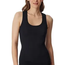 Schiesser Personal Fit Tank Top Schwarz Large Damen