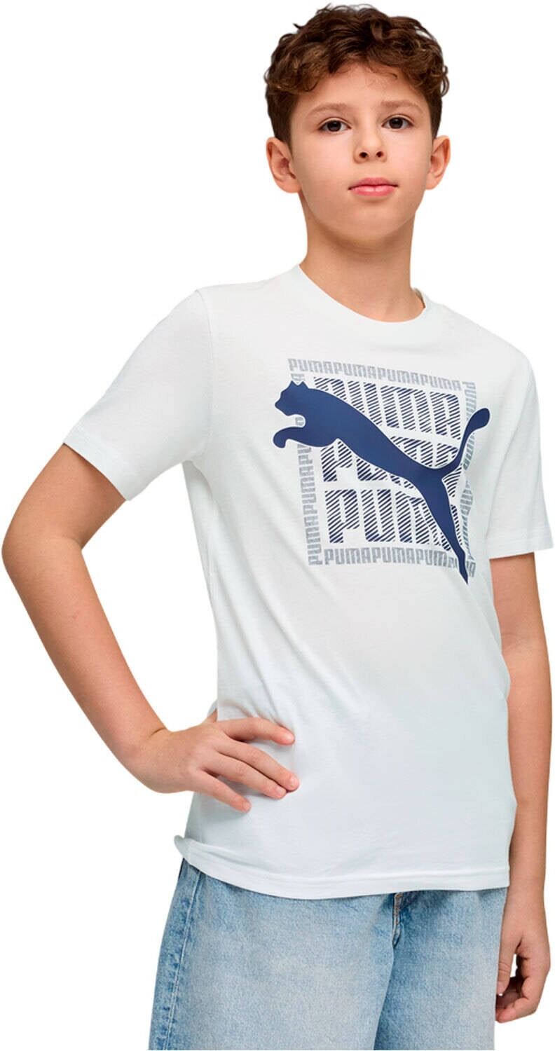 Puma graphic cat camiseta manga corta niño Blanco (176)