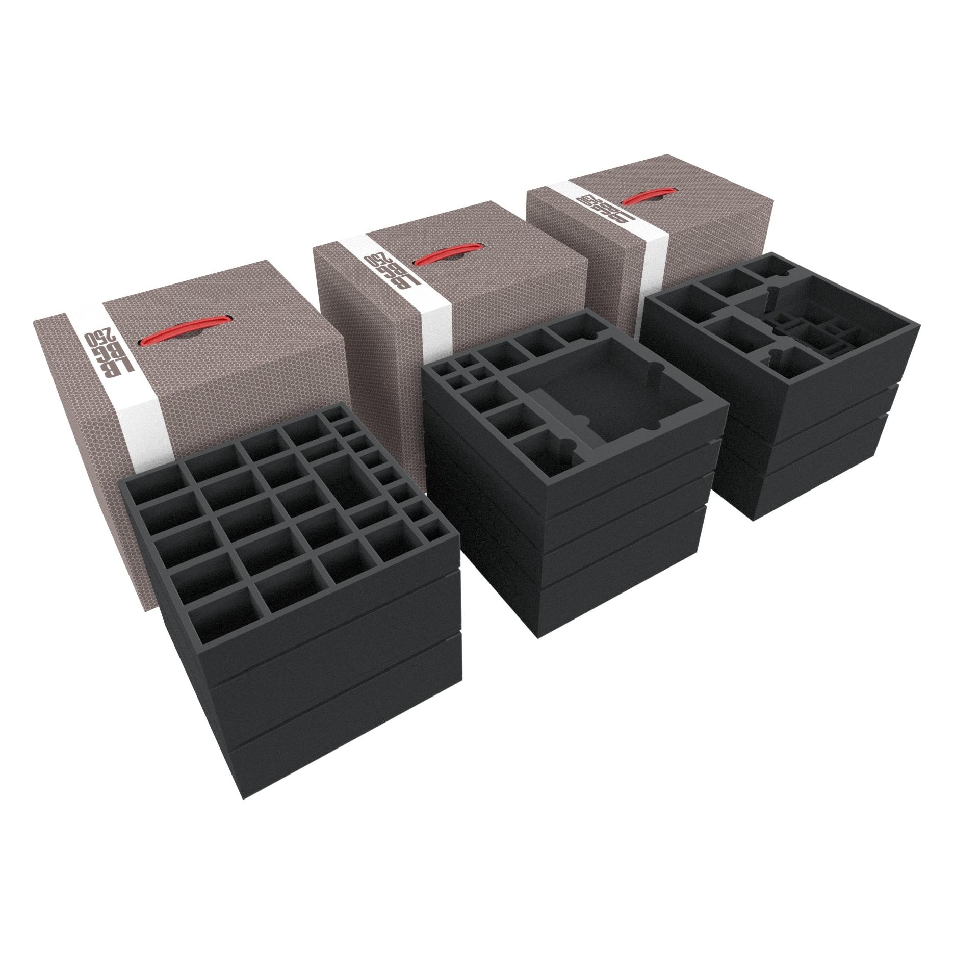 Feldherr LBBG12 - Lagerbox LBBG250 Bundle für Villen des Wahnsinns 2. Edition - Grundspie (Karton, Schaumstoff) (LBBG12)