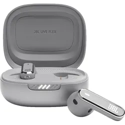 JBL Live Flex True Wireless, In-ear Kopfhörer Bluetooth Silber