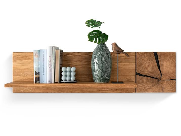 KENTO Wandboard I, Material Massivholz, Wildeiche geölt mit