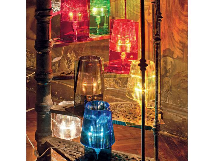 Take Lampe de Table Smoked - Kartell - Salon / séjour - Design - Plastique - Avec abat-jour