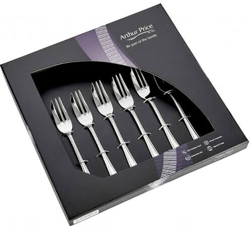 Arthur Price Classic Harley Set of 6 Pastry Forks