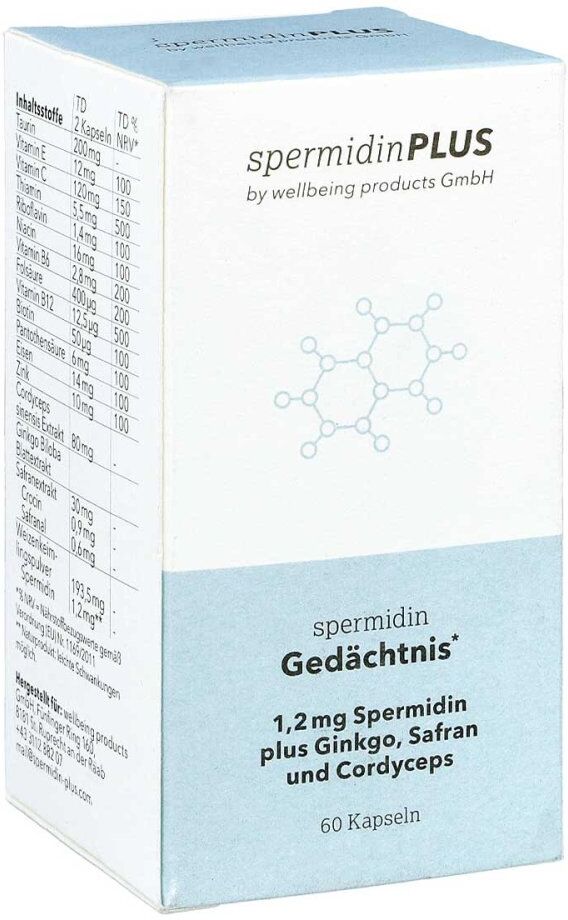 CBD Vital Spermidinplus Gedächtnis Kapseln 60stk