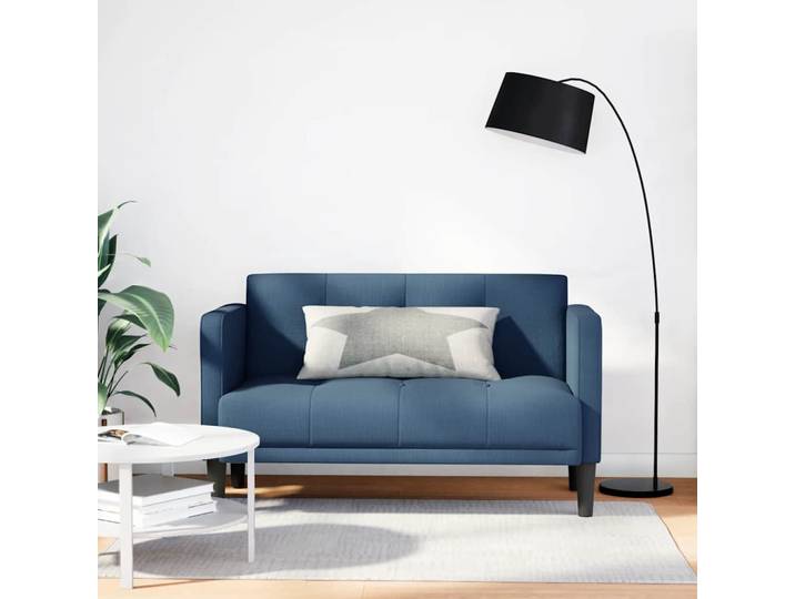 vidaXL Zweisitzer-Sofa Blau 111 cm Stoff