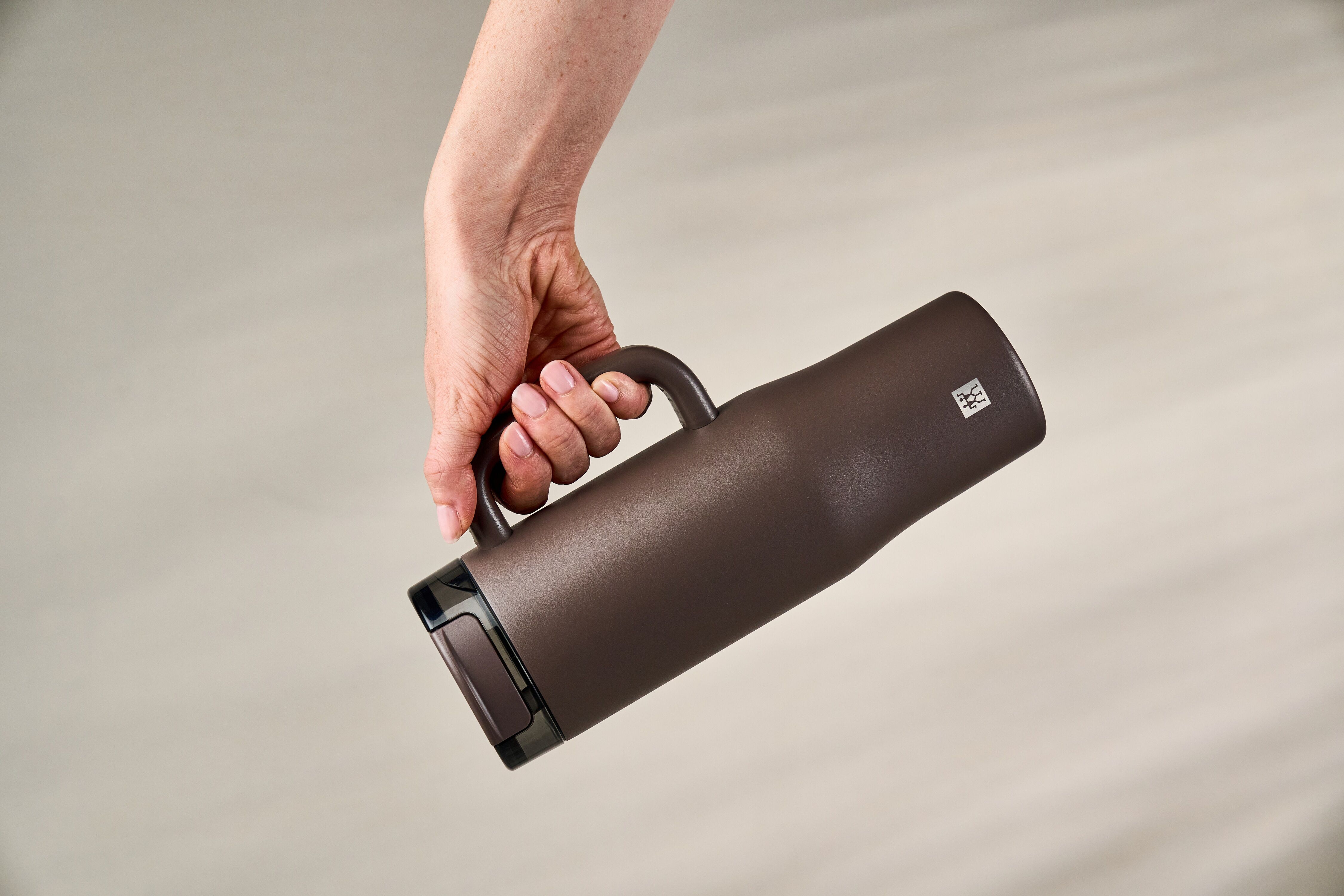 Thermoflasche ZWILLING "Thermo Plus", chocolate, H:25,6cm, Edelstahl, Trinkflaschen, Thermoflasche, Edelstahl, Doppelwandig, Auslaufsicher