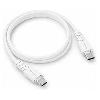 Powerton LEISTUNG 60 W, 1 m, Silikon, weiss (1 m, USB 2.0, 60 W) (78144861)