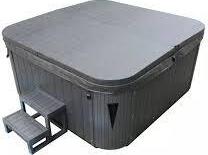 PureHaven Thermoabdeckung 215x215 cm verschließbar mit Schnallen windsicher perfektes Ablaufsystem für Regen und Schnee faltbar in der Mitte