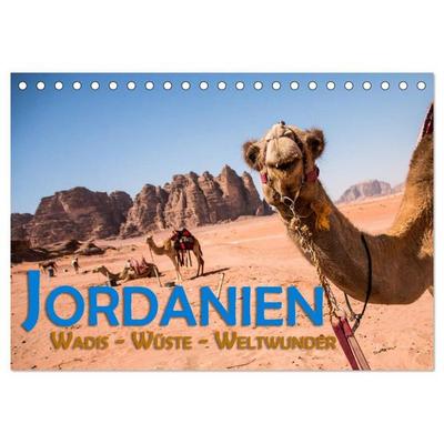 Jordanien - Wadis - Wüste - Weltwunder (Tischkalender 2027 DIN A5 quer), CALVENDO Monatskalender