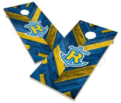 Skip's Garage Rollins College Tars Cornhole Board Set