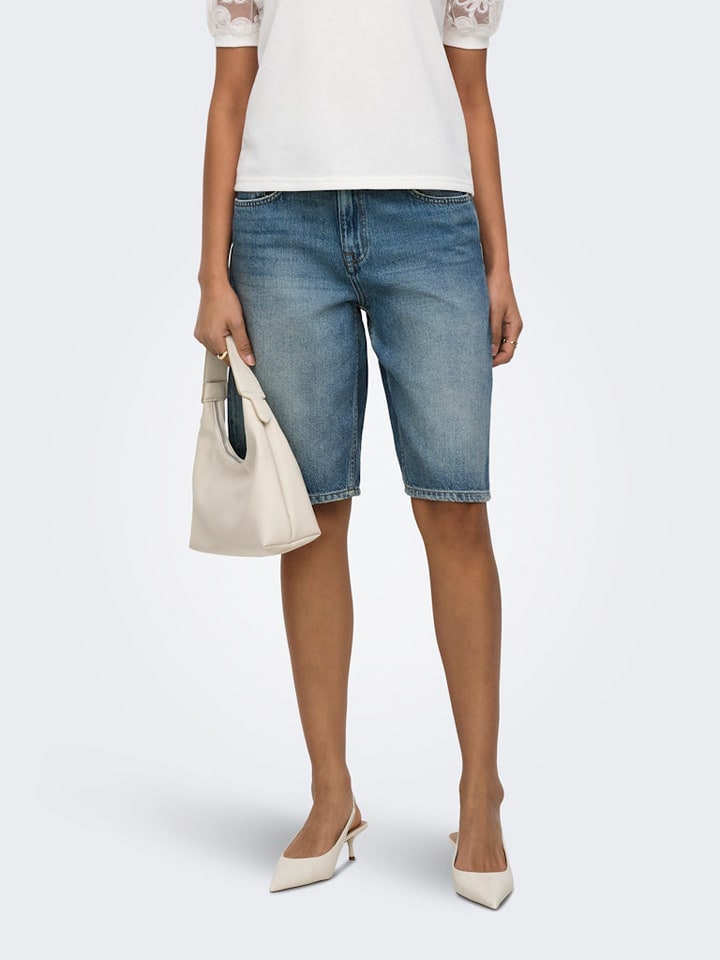JDY Jeans-Bermudas in Blau - M